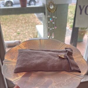Yoga Organic Linen Eye Pillow/Pink Blush